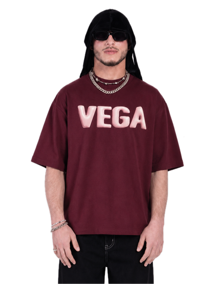 MAROON DRIFT T-SHIRT