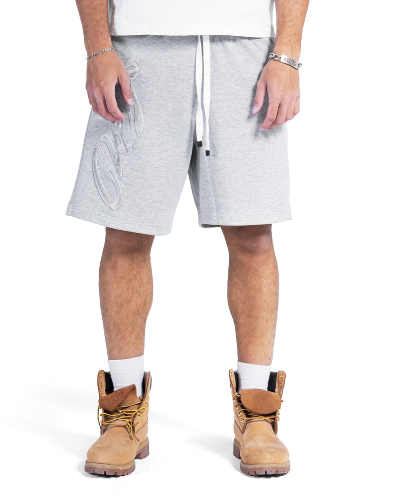 LIGHT GREY SIGNATURE SHORT