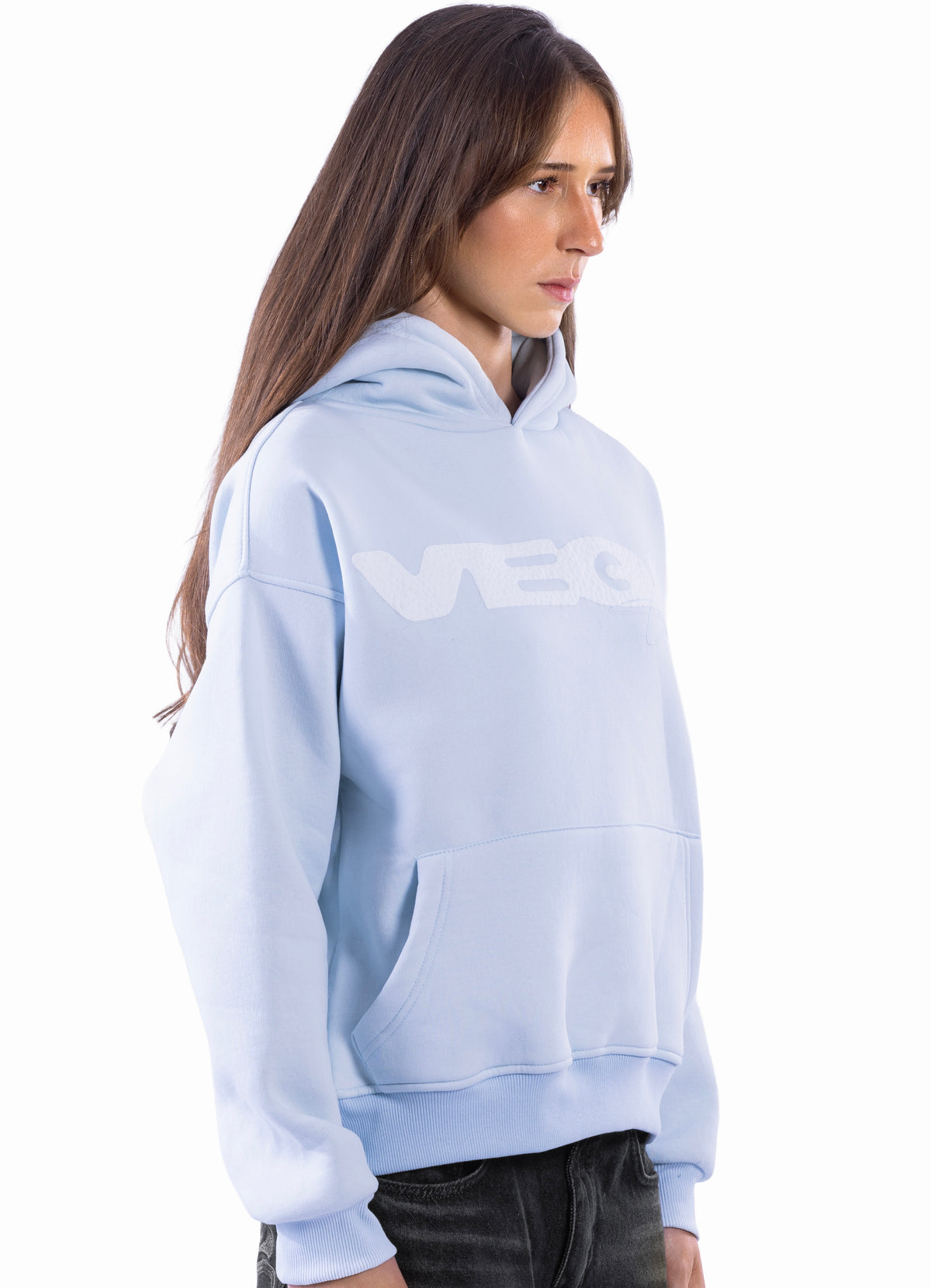 BABY BLUE VEGA COLLECTION HOODIE