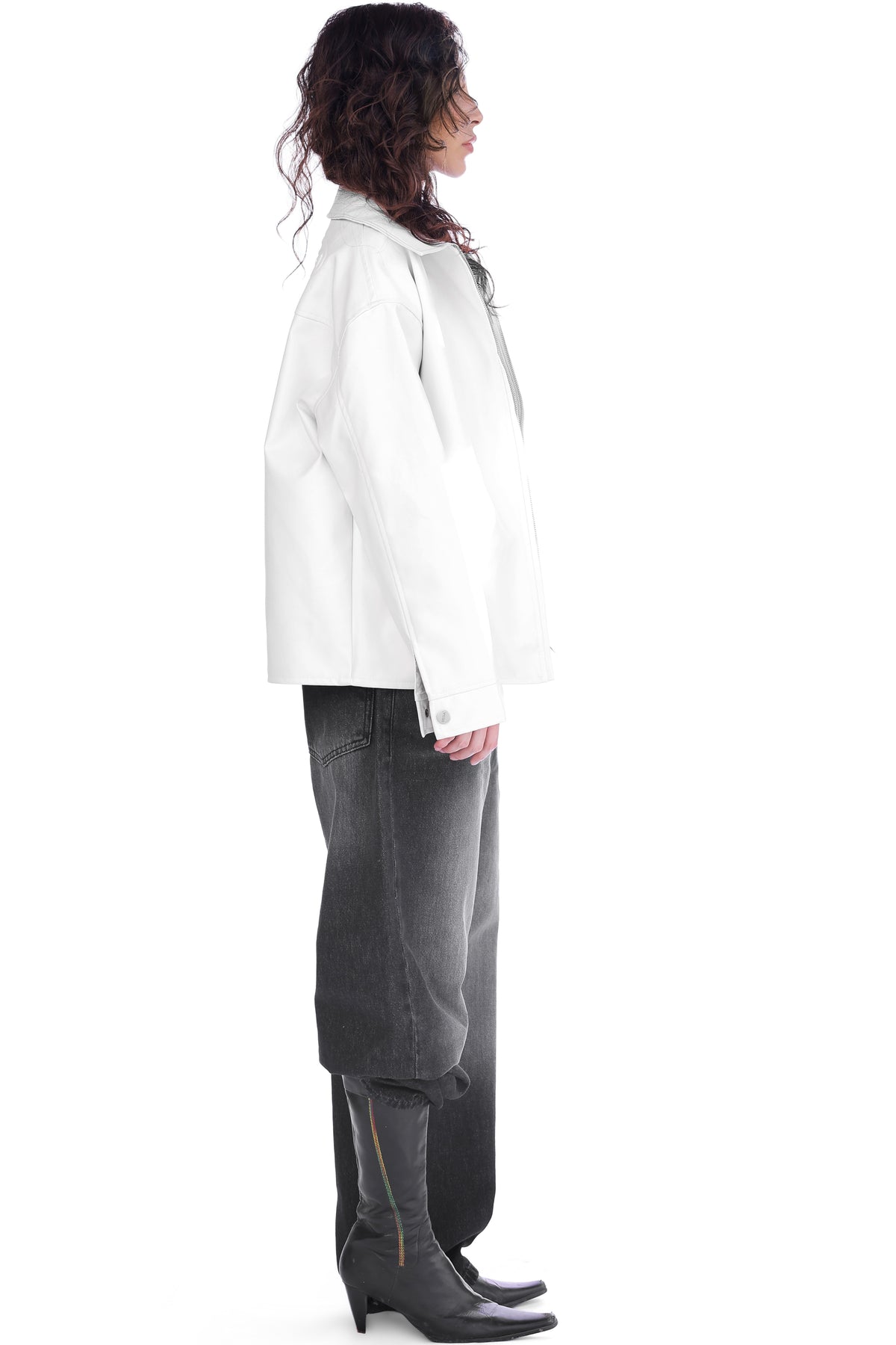WHITE JOE'S LEATHER JACKET