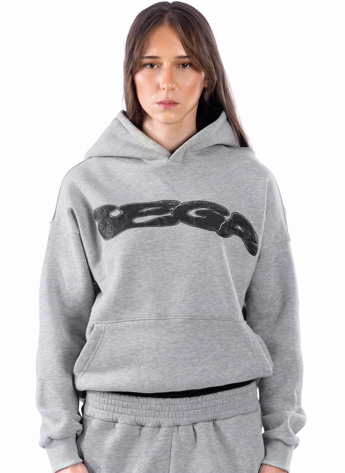GRAY DOUBLE TAKE HOODIE