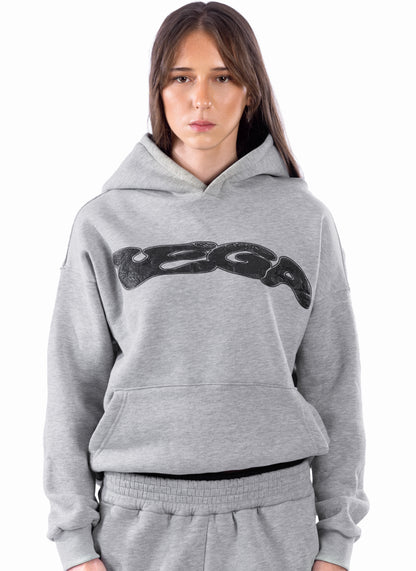 GRAY DOUBLE TAKE HOODIE