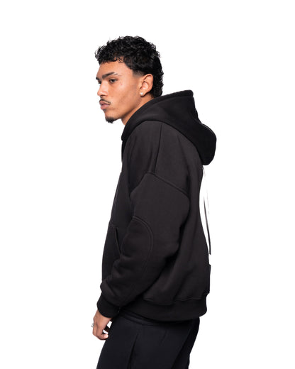 BLACK BASIC ZIP UP