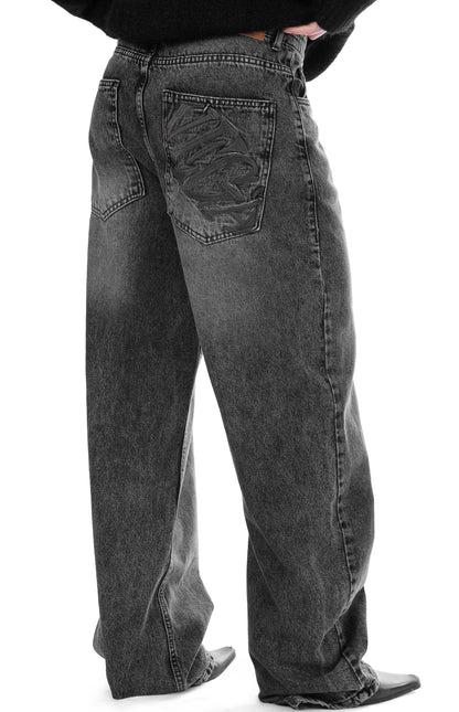 BLACK BACKPOCKET JEANS