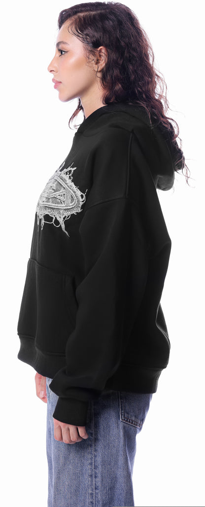 BLACK VEGA ICON HOODIE
