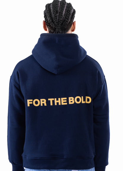 DARK BLUE VEGA OUTLINE HOODIE